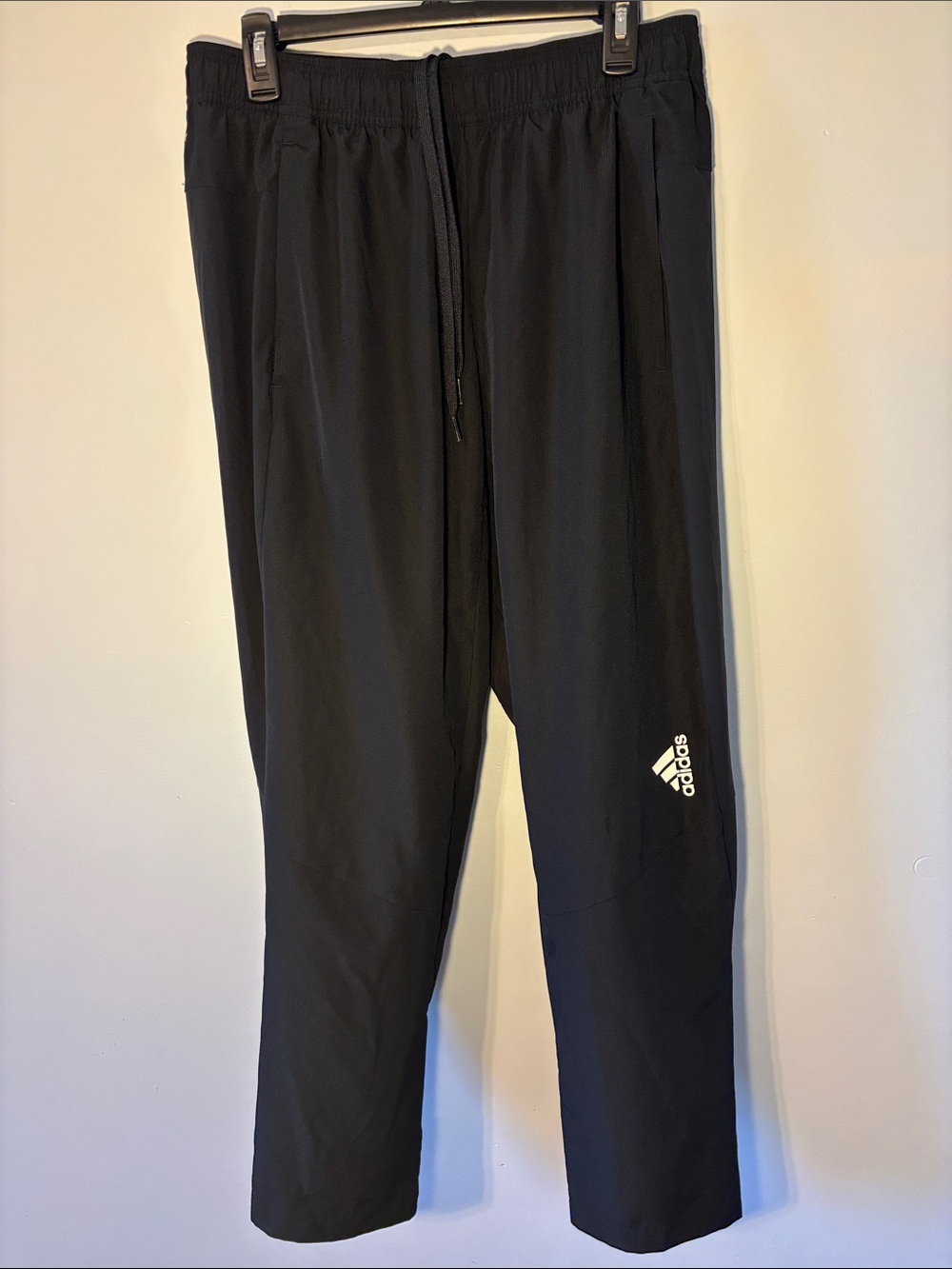 adidas Black Men's Training Joggers with Logo